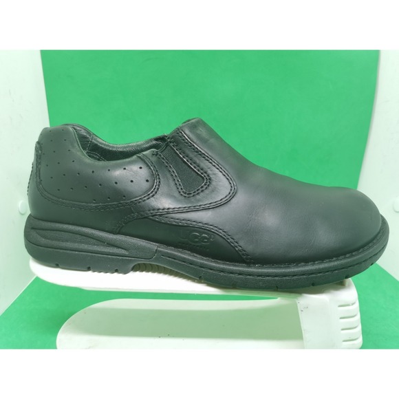 UGG Australia Euclid Slip on Shoes Mens Size 9.5 EUR 42.5 Black Leather Loafers main image 13